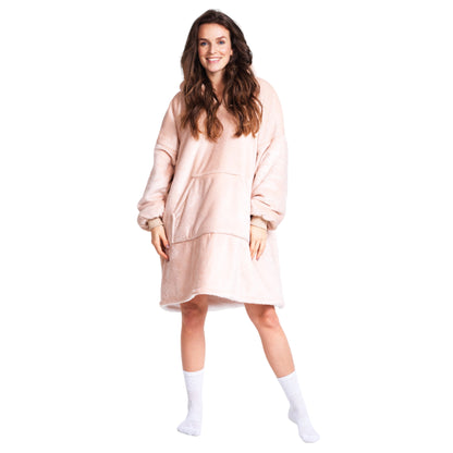 Noxxiez hoodie deken - taupe