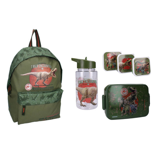 Jurassic World schoolset; rugzak en lunchset