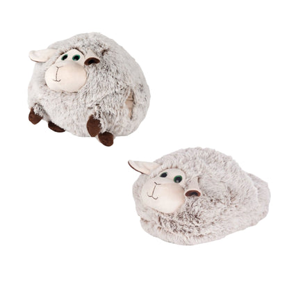 Noxxiez slaapkamerset; hand- en voetenwarmer - schaap