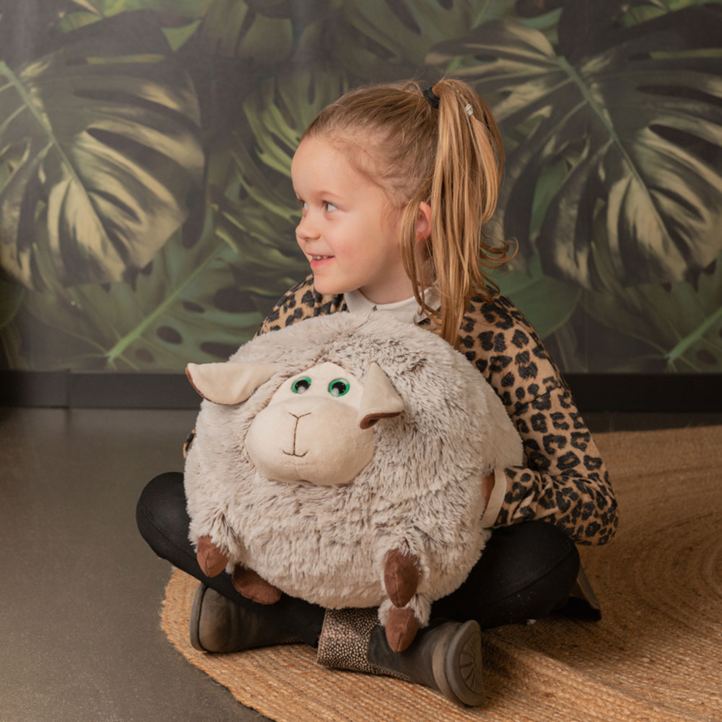 Noxxiez slaapkamerset; hand- en voetenwarmer - schaap