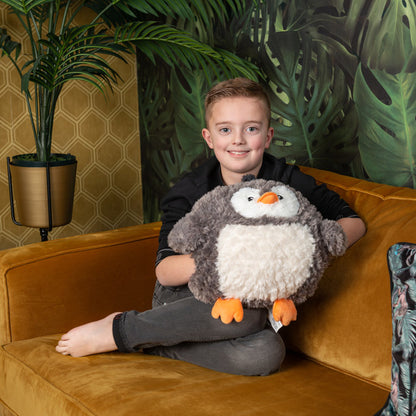 Noxxiez slaapkamerset; hand- en voetenwarmer - pinguïn