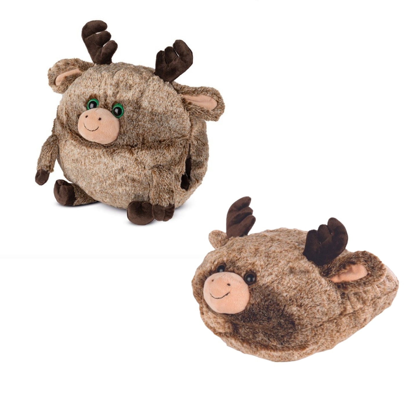 Noxxiez slaapkamerset; hand- en voetenwarmer - rendier