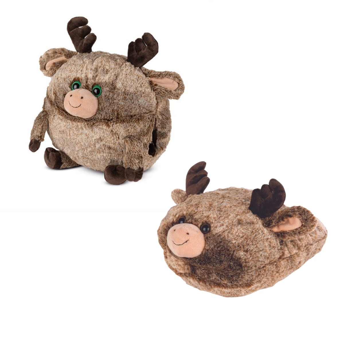 Noxxiez slaapkamerset; hand- en voetenwarmer - rendier