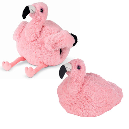 Noxxiez slaapkamerset; hand- en voetenwarmer - flamingo