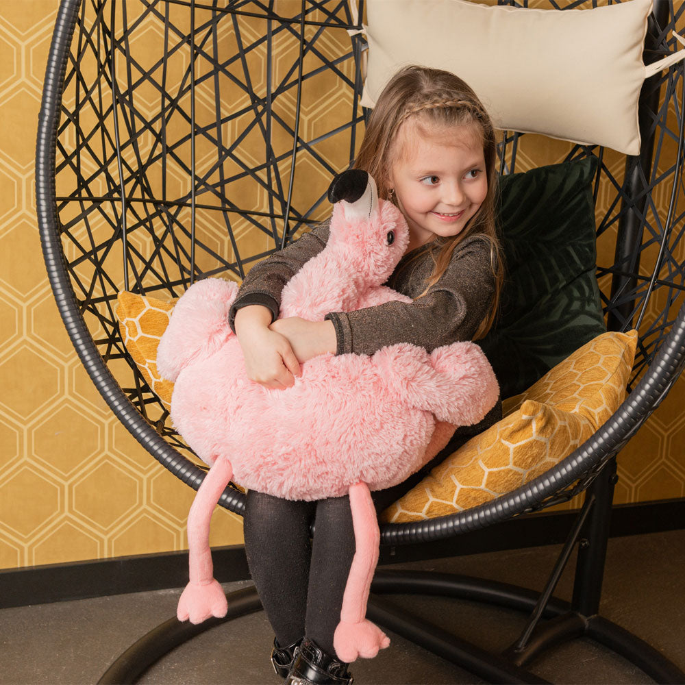 Noxxiez slaapkamerset; hand- en voetenwarmer - flamingo