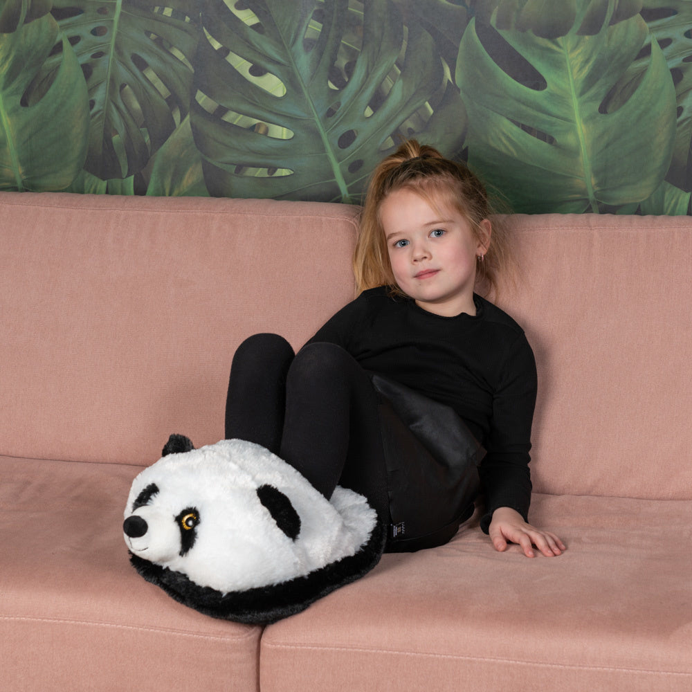 Noxxiez slaapkamerset; hand- en voetenwarmer - panda