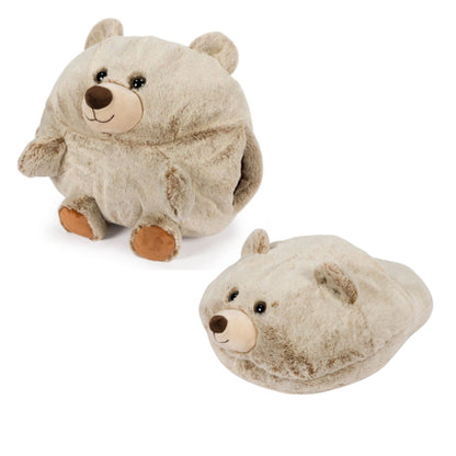 Noxxiez slaapkamerset; hand- en voetenwarmer - beer
