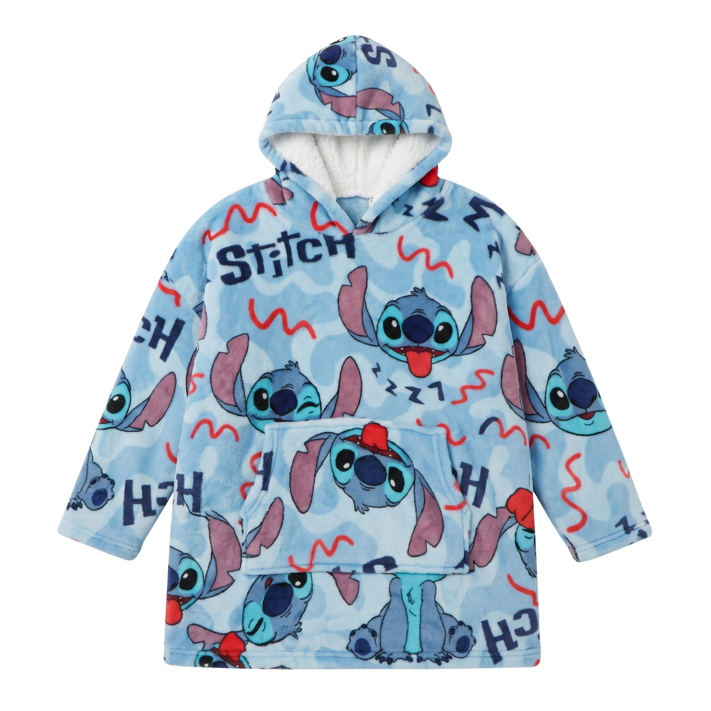 Lilo & Stitch slaapkamerset; handwarmer en hoodie deken