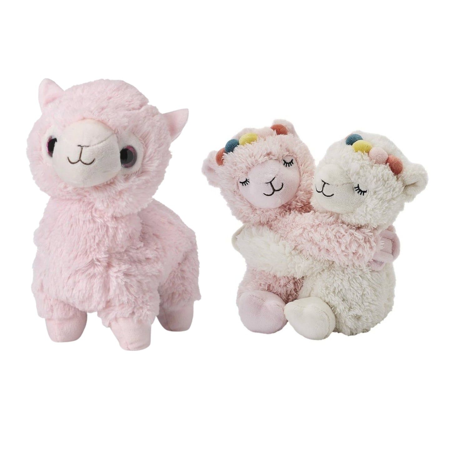 Warmies set; magnetron pluche - lavendel geur - lama