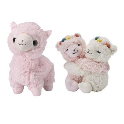 Warmies set; magnetron pluche - lavendel geur - lama