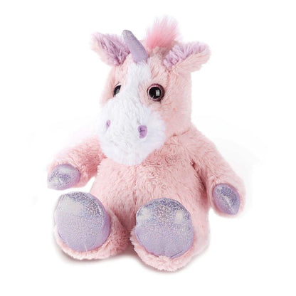 Warmies set; magnetron pluche - lavendel geur - unicorn