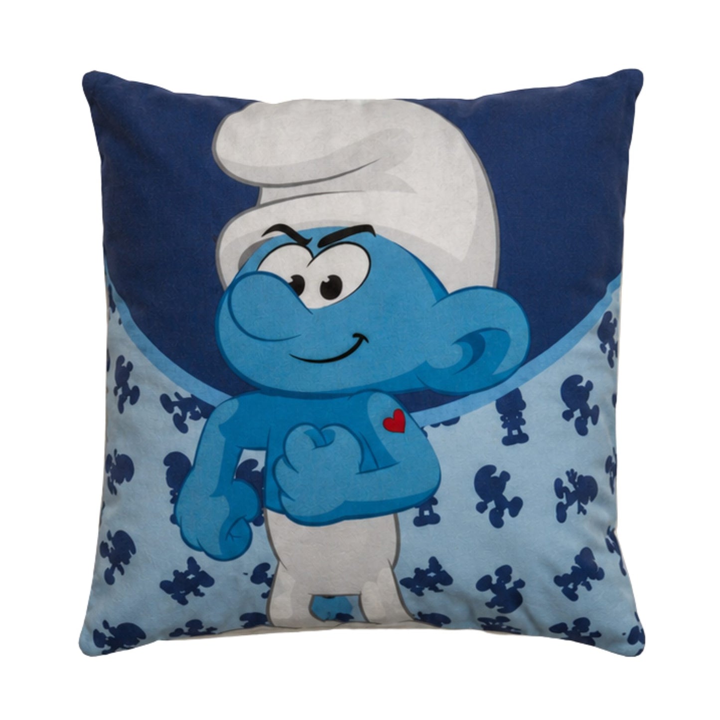 Smurfen slaapkamerset; kussen en fleece deken
