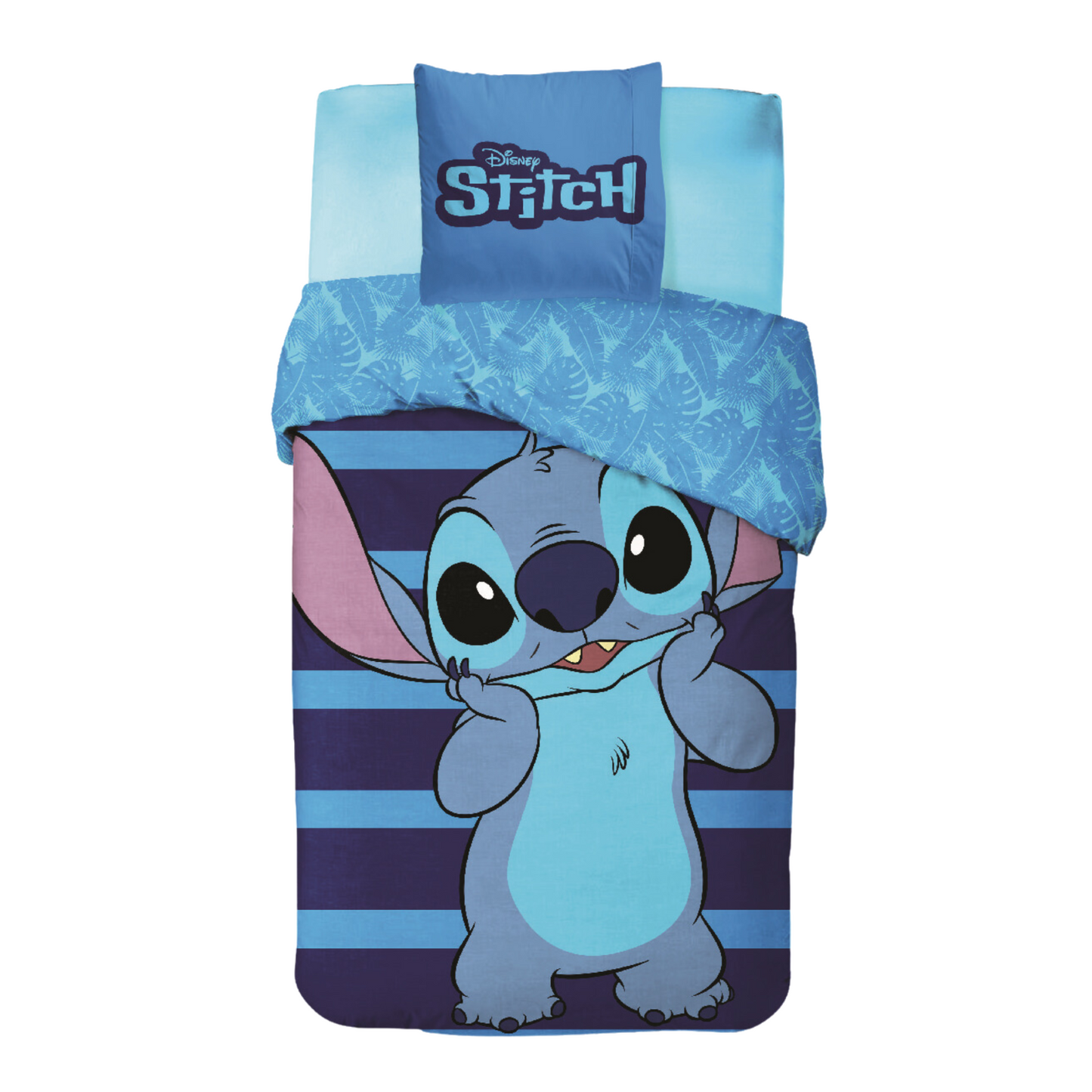 Lilo & Stitch slaapkamerset; dekbedovertrek, wandklok, opbergdoos/stoel