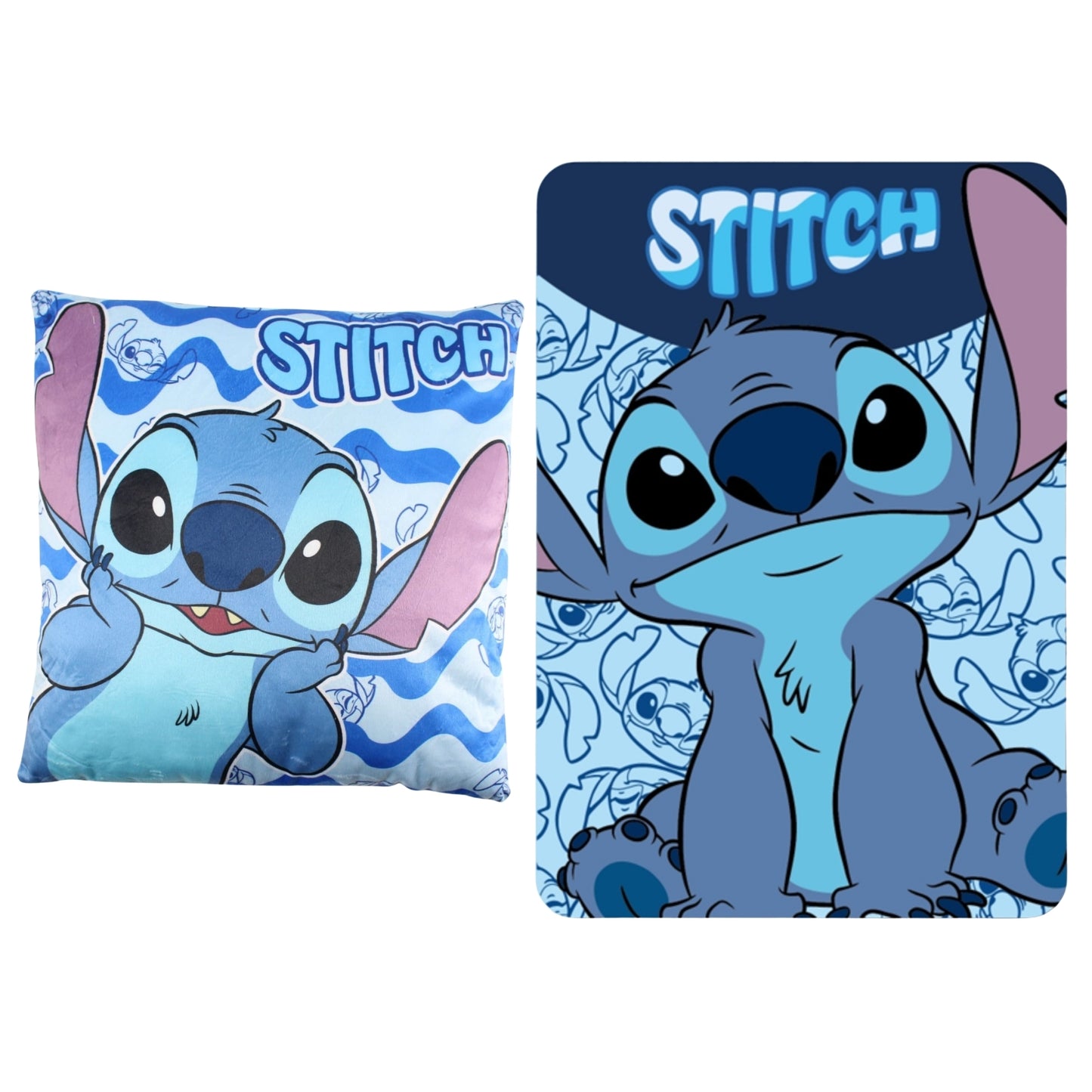 Lilo & Stitch slaapkamerset; kussen en fleece deken