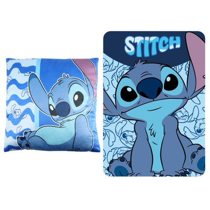 Lilo & Stitch slaapkamerset; kussen en fleece deken