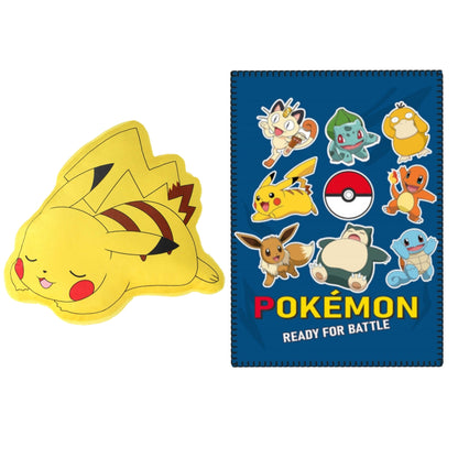 Pokemon slaapkamerset; kussen en fleece deken