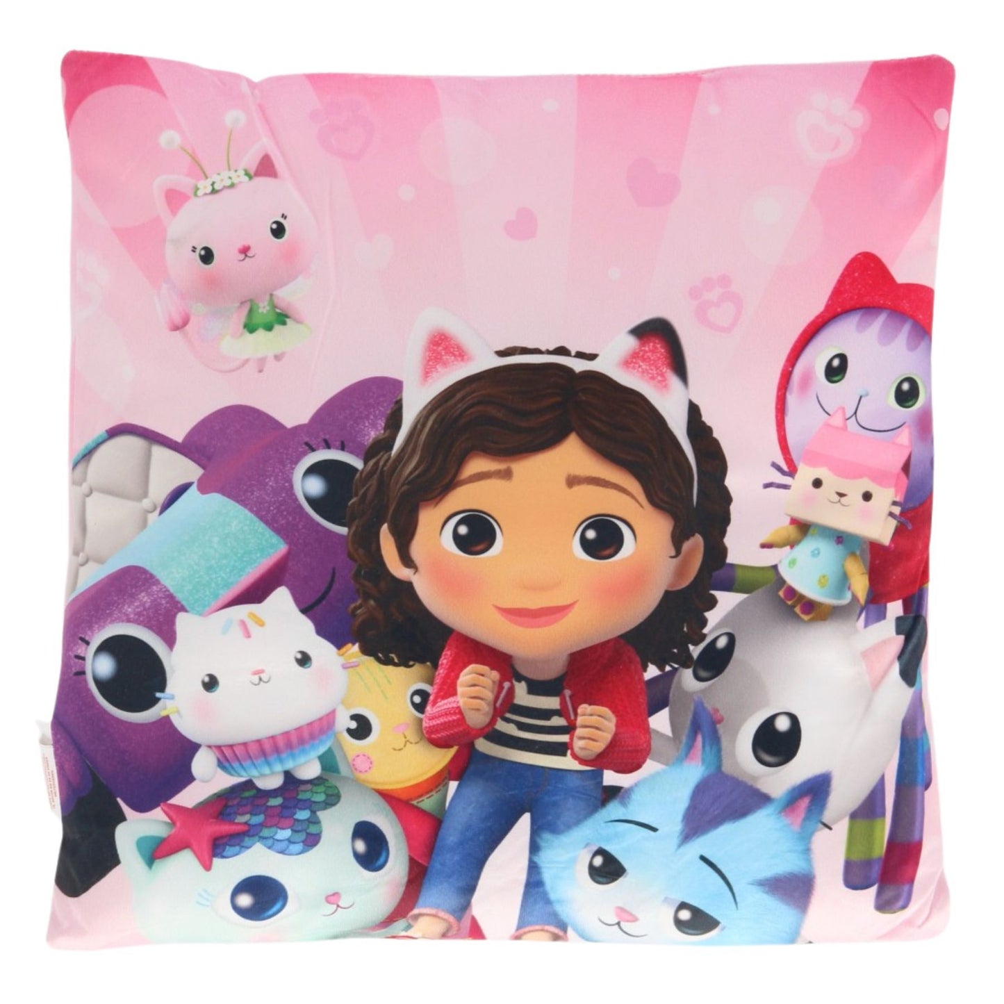 Gabby's Dollhouse slaapkamerset; kussen en fleece deken