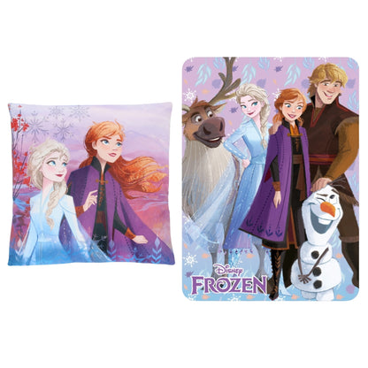 Frozen slaapkamerset; kussen en fleece deken
