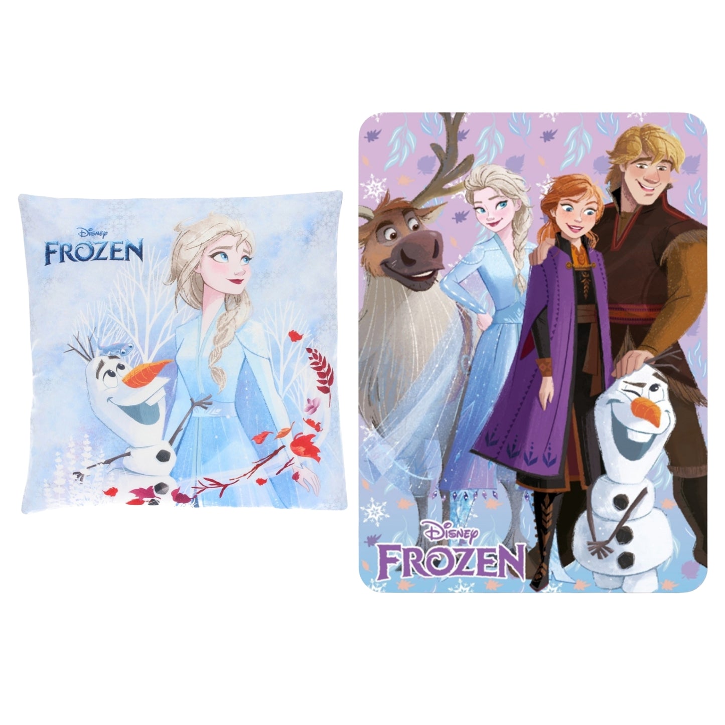 Frozen slaapkamerset; kussen en fleece deken