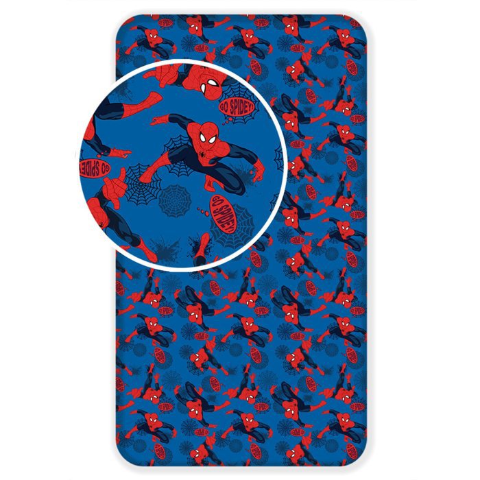 Spiderman slaapkamerset; dekbedovertrek en hoeslaken