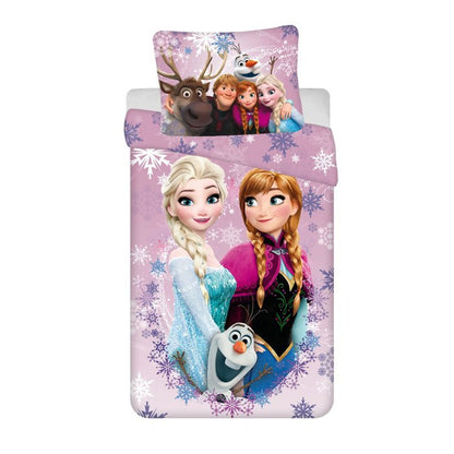 Frozen slaapkamerset; dekbedovertrek en hoeslaken