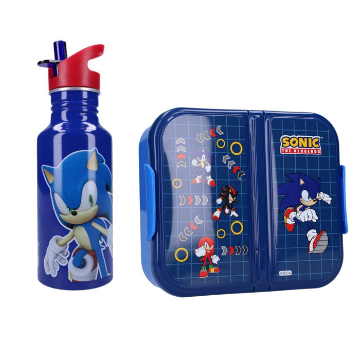 Sonic schoolset; rugzak en lunchset