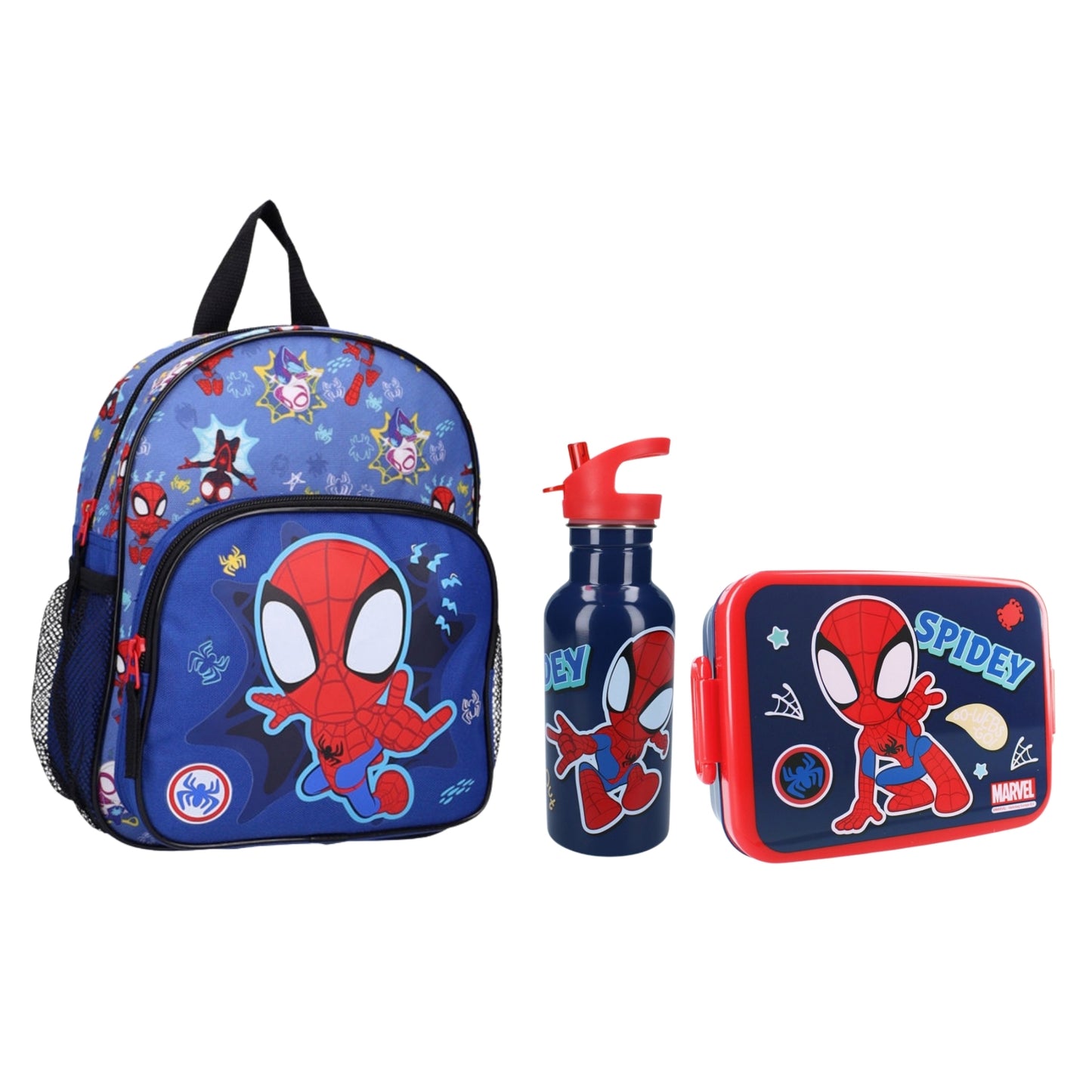 Spiderman schoolset; rugzak en lunchset - Spidey