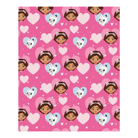 Gabby's Dollhouse fleece deken - flanel