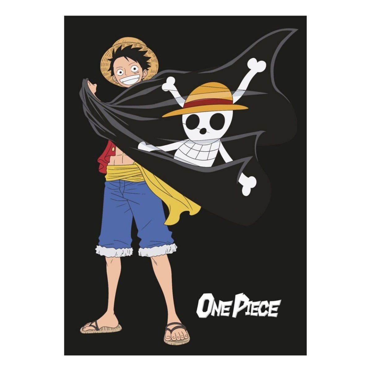 One Piece fleece deken - flanel