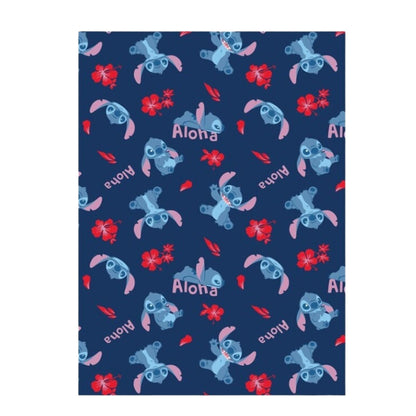 Lilo & Stitch fleece deken - flanel