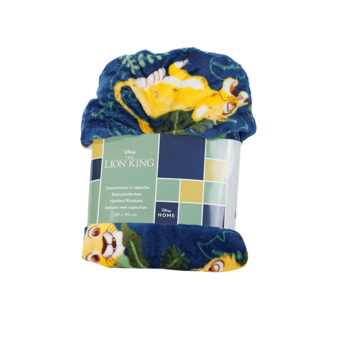Lion King fleece deken met capuchon