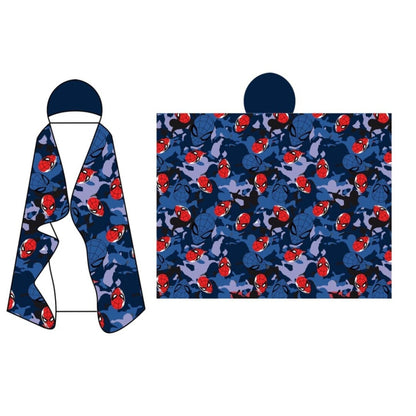 Spiderman fleece deken met capuchon