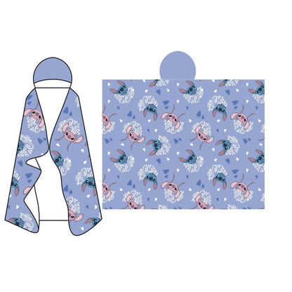 Lilo & Stitch fleece deken met capuchon