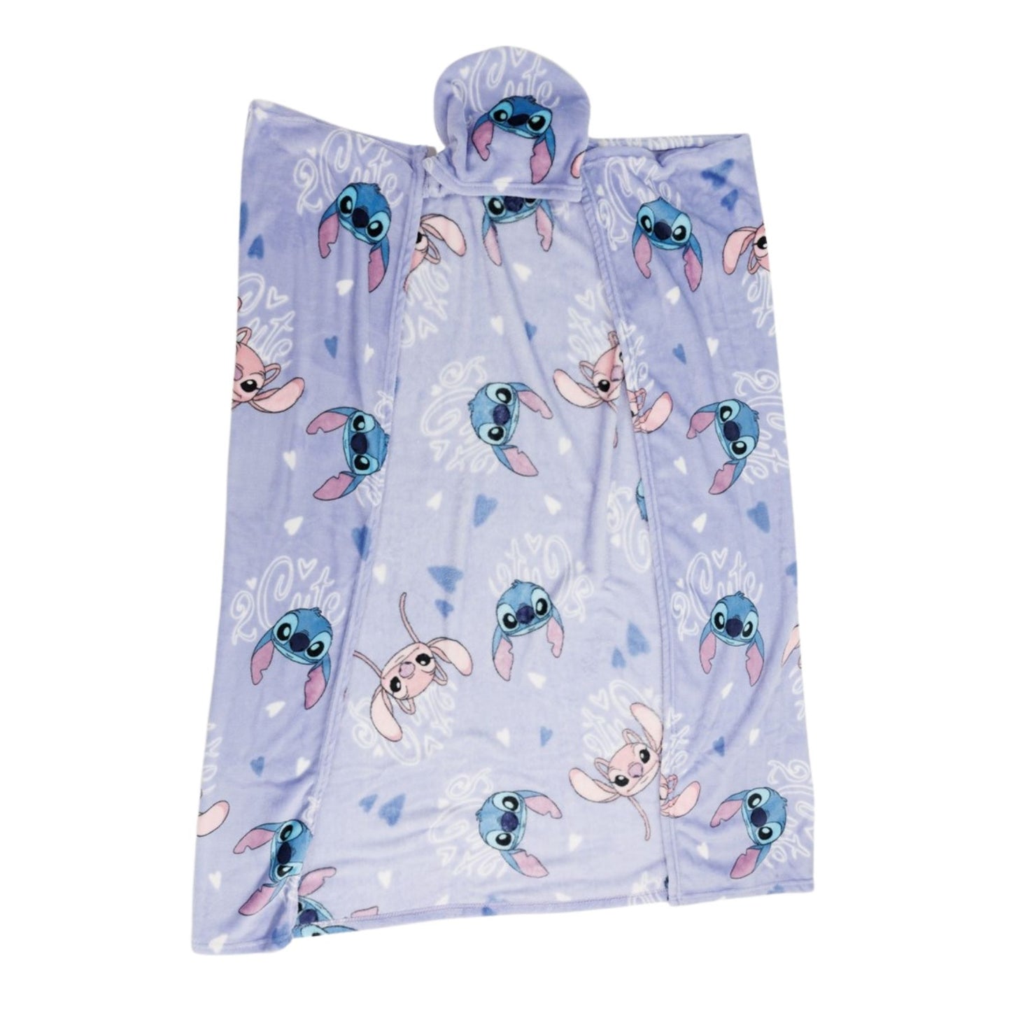 Lilo & Stitch fleece deken met capuchon