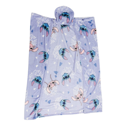 Lilo & Stitch fleece deken met capuchon