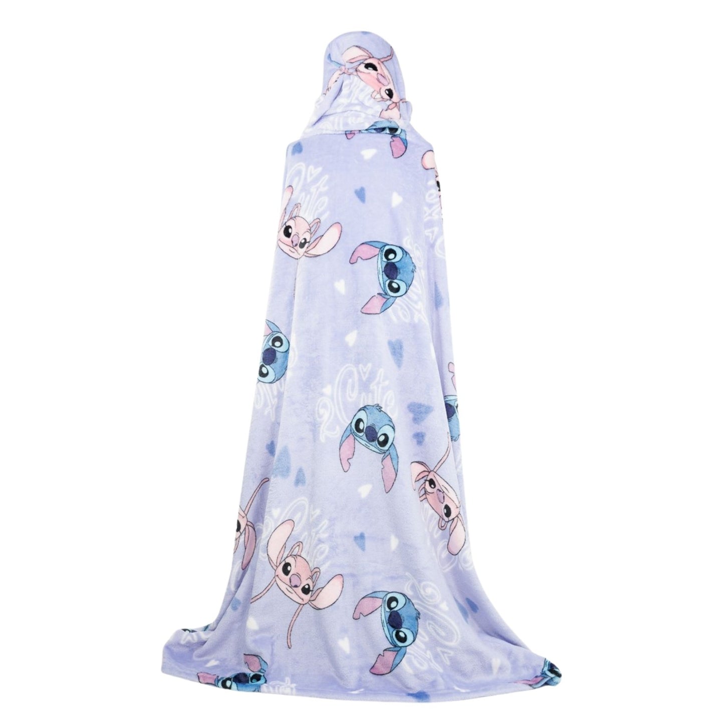 Lilo & Stitch fleece deken met capuchon