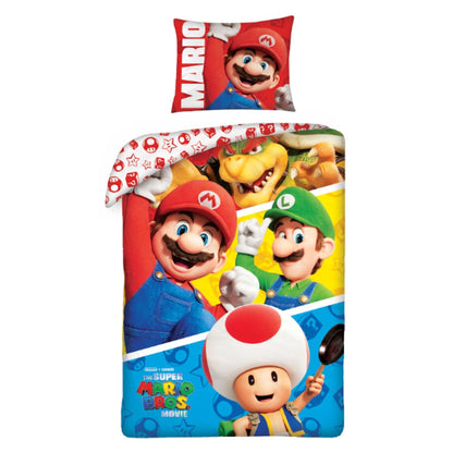 Super Mario slaapkamerset; dekbedovertrekken