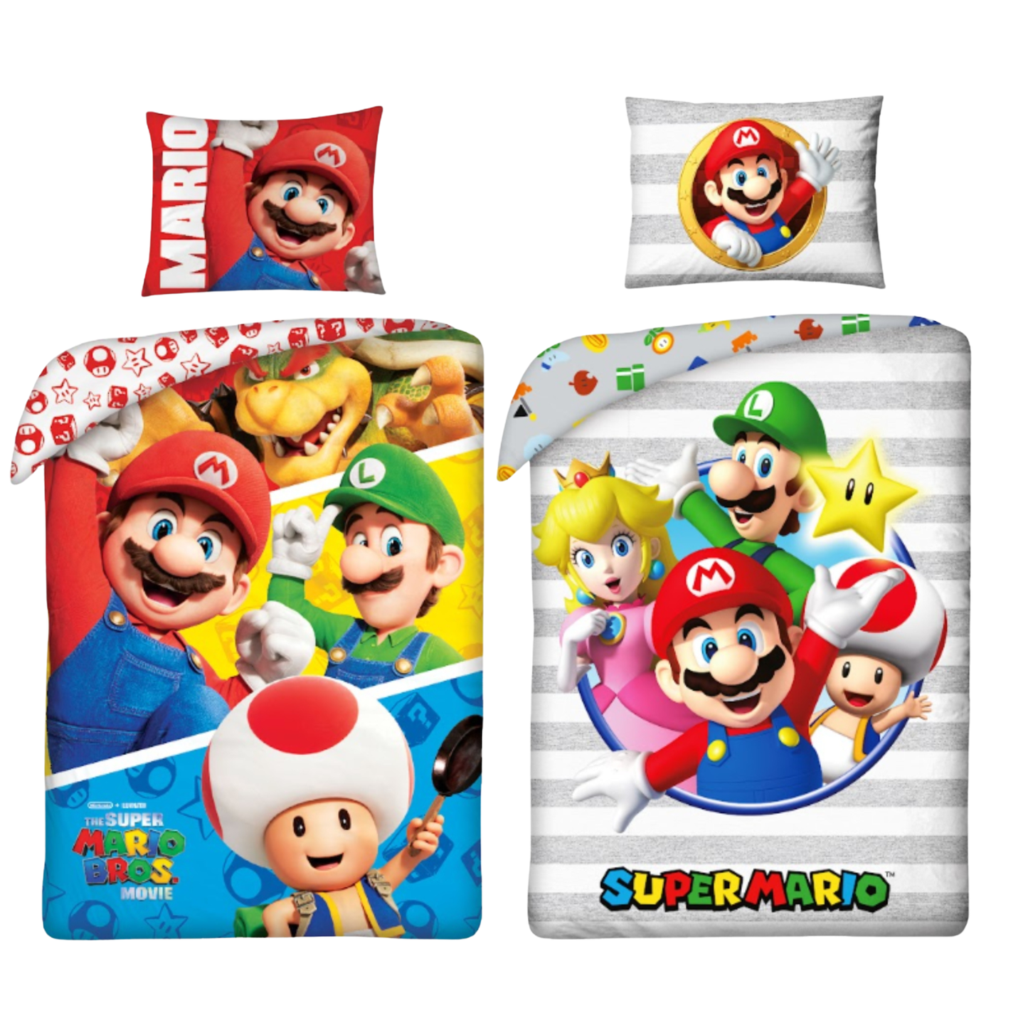 Super Mario slaapkamerset; dekbedovertrekken