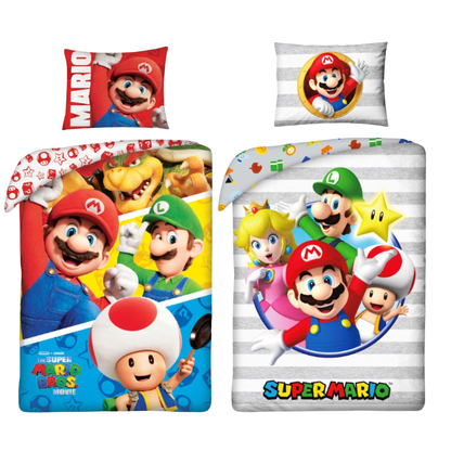 Super Mario slaapkamerset; dekbedovertrekken
