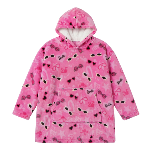 Barbie hoodie deken