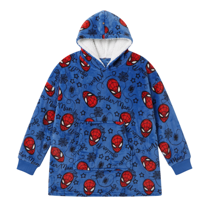 Spiderman hoodie deken
