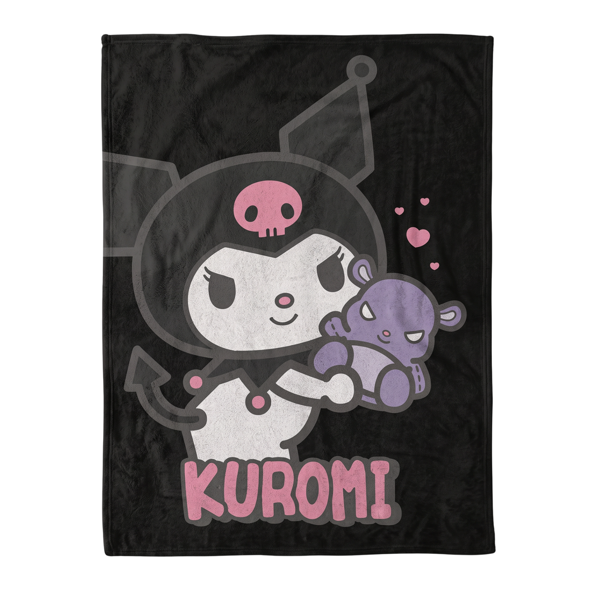 Kuromi fleece deken - flanel