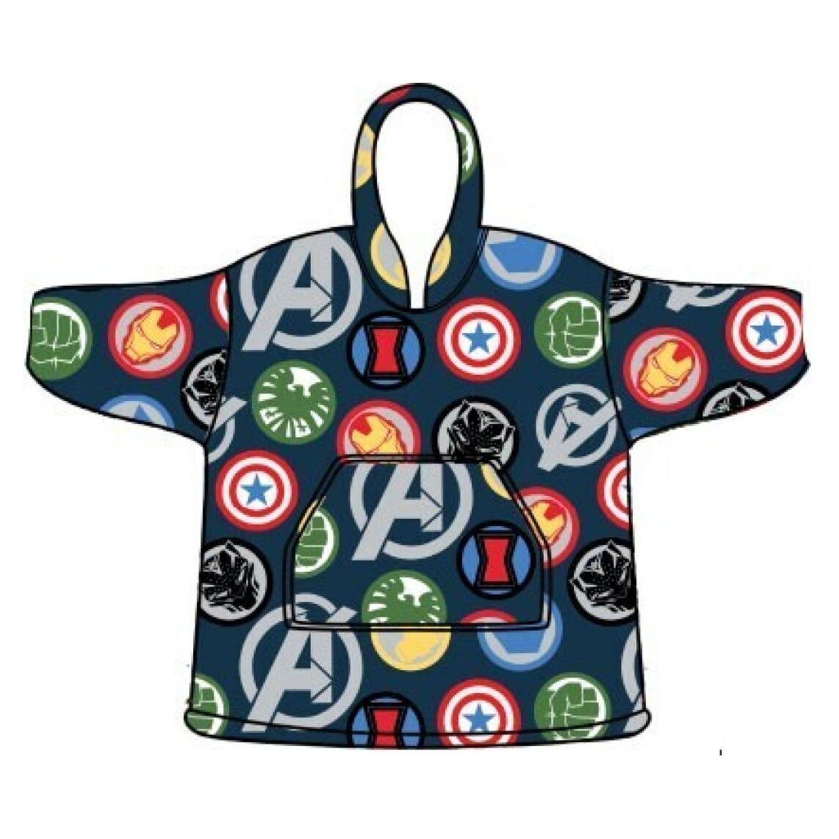 Avengers hoodie deken