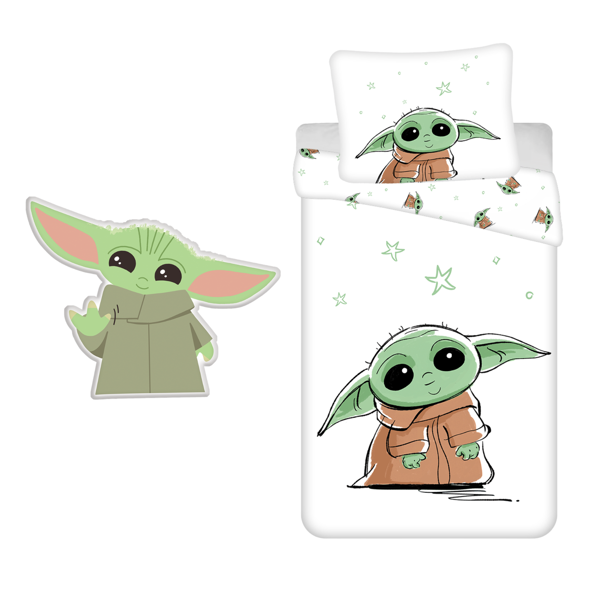 Star Wars slaapkamerset; dekbedovertrek en kussen