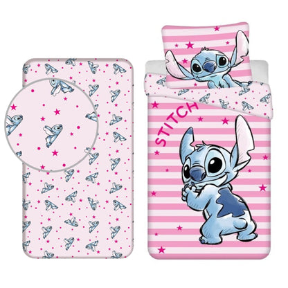 Lilo & Stitch slaapkamerset; dekbedovertrek en hoeslaken