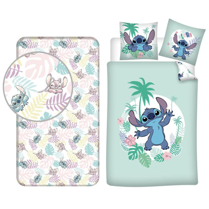 Lilo & Stitch slaapkamerset; dekbedovertrek en hoeslaken