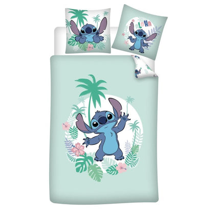Lilo & Stitch slaapkamerset; dekbedovertrek en hoeslaken