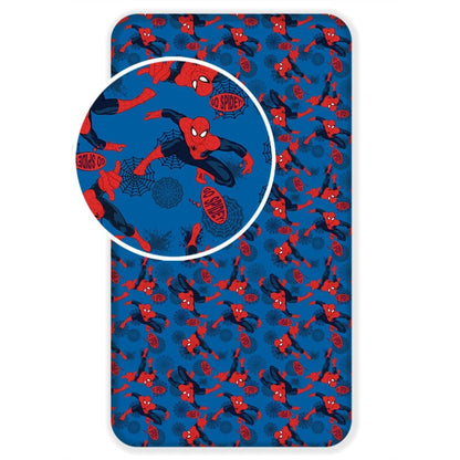 Spiderman slaapkamerset; dekbedovertrek en hoeslaken