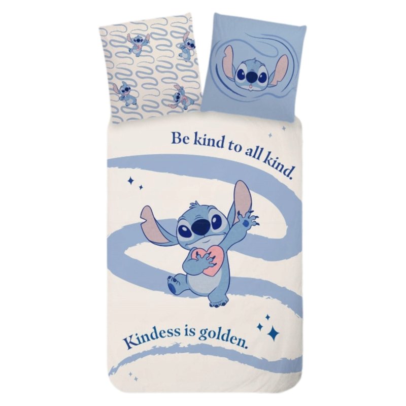 Lilo & Stitch slaapkamerset; dekbedovertrek en fleece deken