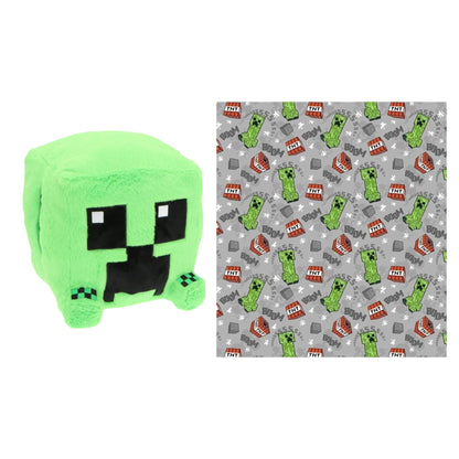 Minecraft slaapkamerset; handwarmer en fleece deken